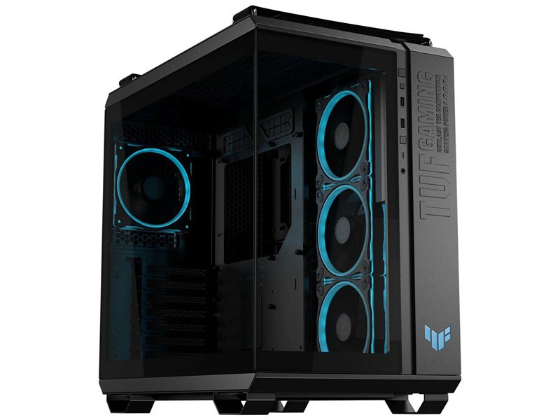 Аксессуары ASUS TUF GAMING GT502 HORIZON TG ARGB/Motherboard Compatibility: ATX, Micro-ATX, Mini-ITX/BLACK/11.5 kg