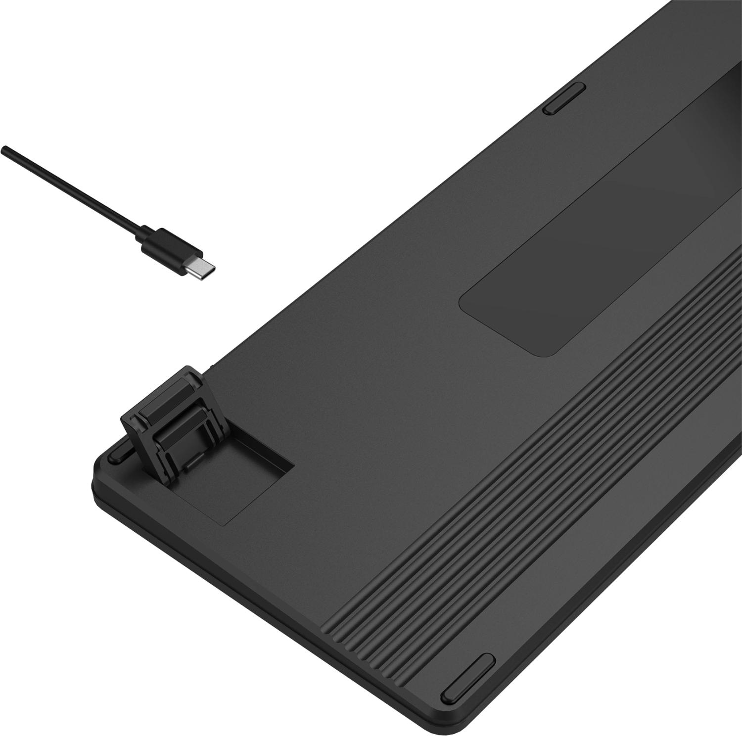 Клавиатура A4Tech FBX55C черный USB беспроводная BT/Radio slim Multimedia