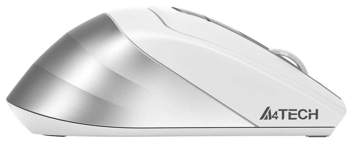 Мышь A4Tech Fstyler FB35C белый оптическая 2000dpi беспров. BT/Radio USB 6but (FB35C ICY WHITE)