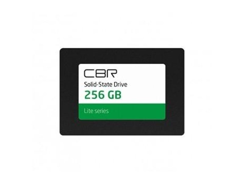 CBR SSD-256GB-2.5-LT22, Внутренний SSD-накопитель, серия "Lite", 256 GB, 2.5", SATA III 6 Gbit/s, SM2259XT, 3D TLC NAND, R/W speed up to 550/520 MB/s, TBW (TB) 128