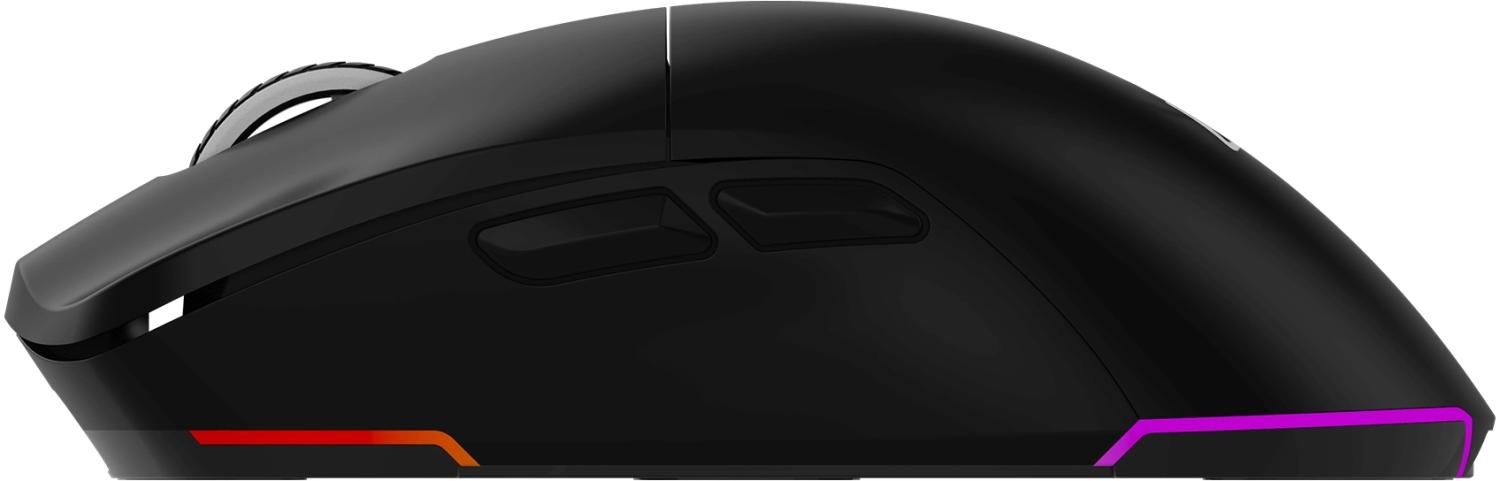 Мышь Оклик 900GMW черный оптическая 26000dpi беспров. BT/Radio USB 6but (1796786)