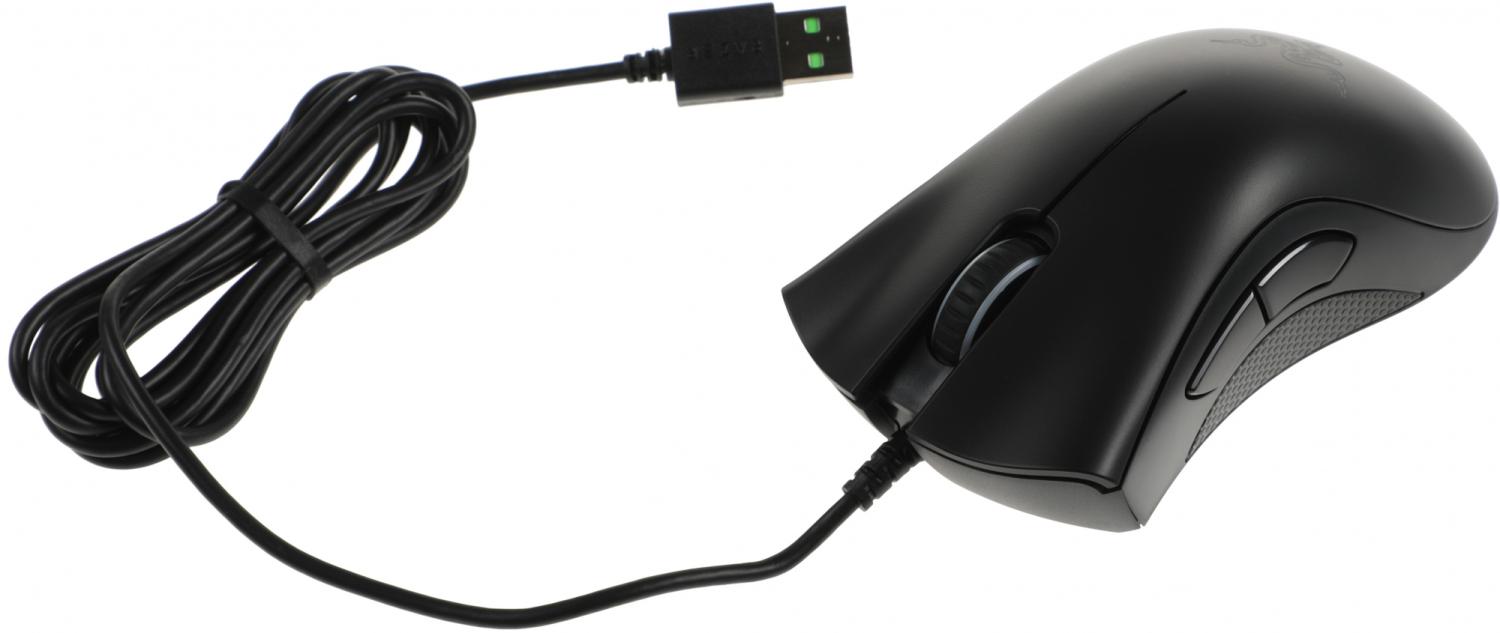Мышь Razer DeathAdder Essential черный оптическая 6400dpi USB 5but (RZ01-03850100-R3C1)