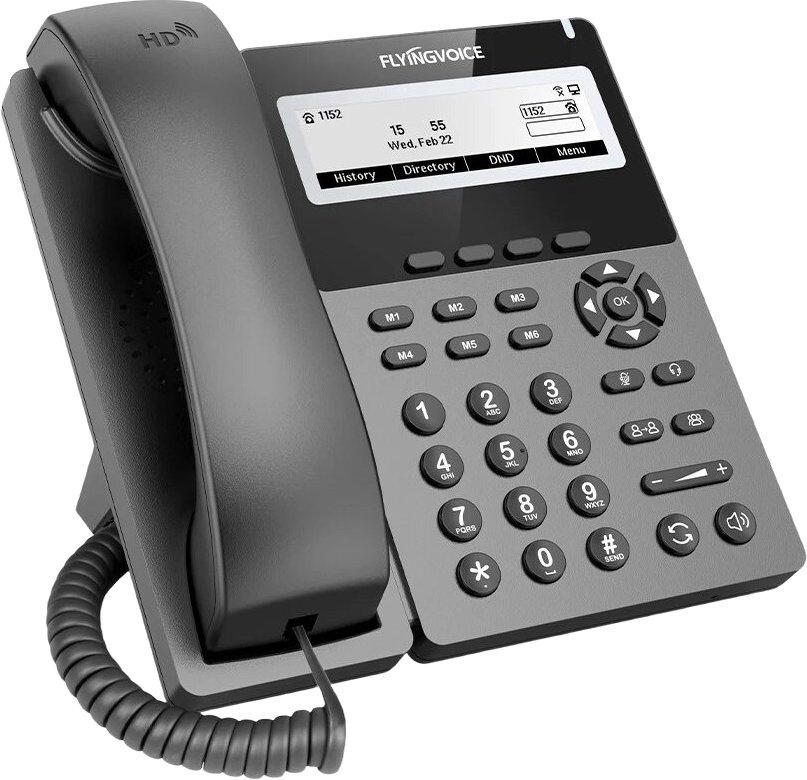 Телефон IP Flyingvoice P22G серый