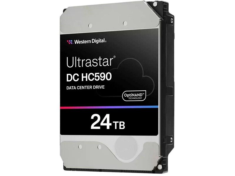 Жесткий диск Western Digital Ultrastar DC HС590 HDD 3.5" SAS 24TB, 7200 rpm, 512MB buffer, 512e, 0F59373, 1 year
