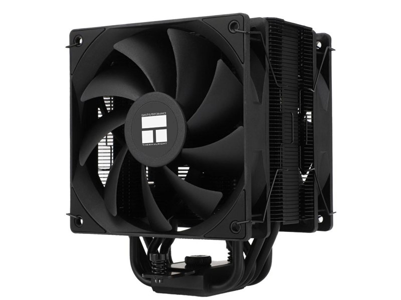 Кулер для процессора/ CPU Cooler Thermalright Burst Assasin 120 EVO Dark (4-pin PWM, 156mm, Ni/CU, 6x6mm, 2x120mm, 66.17CFM, 25.6dBA, 1550RPM, S: 1700, 1200, 115X, AM5, AM4)