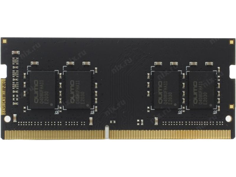 QUMO DDR4 SODIMM 8GB QUM4S-8G2666P19 PC4-21300, 2666MHz OEM/RTL
