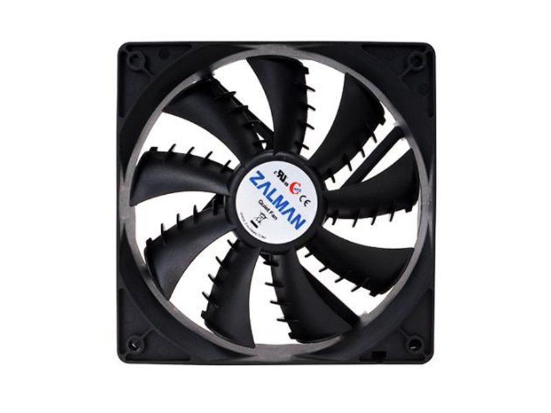 Вентилятор для корпуса Zalman ZM-F1 Plus (SF) 80х80x25 черный 3-pin 23дБ Ret