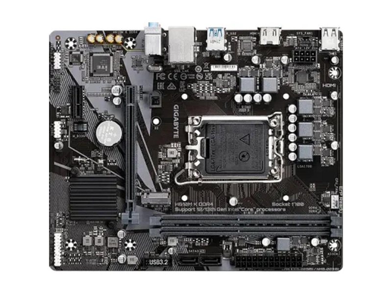 Материнская плата GIGABYTE H610 S1700 MATX H610M K DDR4 20