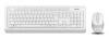 Клавиатура + мышь A4Tech Fstyler FG1010 клав:белый/серый мышь:белый/серый USB беспроводная Multimedia (FG1010 WHITE)