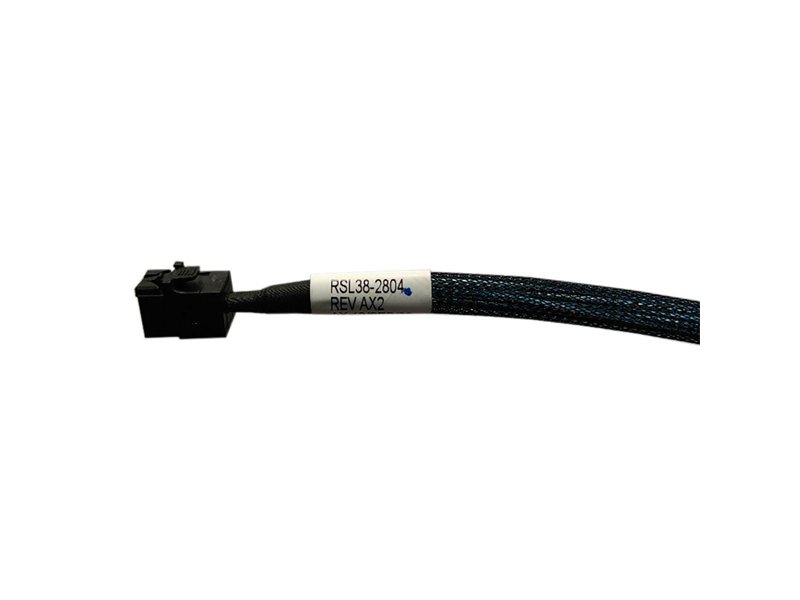 Кабель Amphenol RSL38-2804 Slimline SASx4 (SFF8654) -to- HD MiniSAS x4 (SFF8643) 80cm,