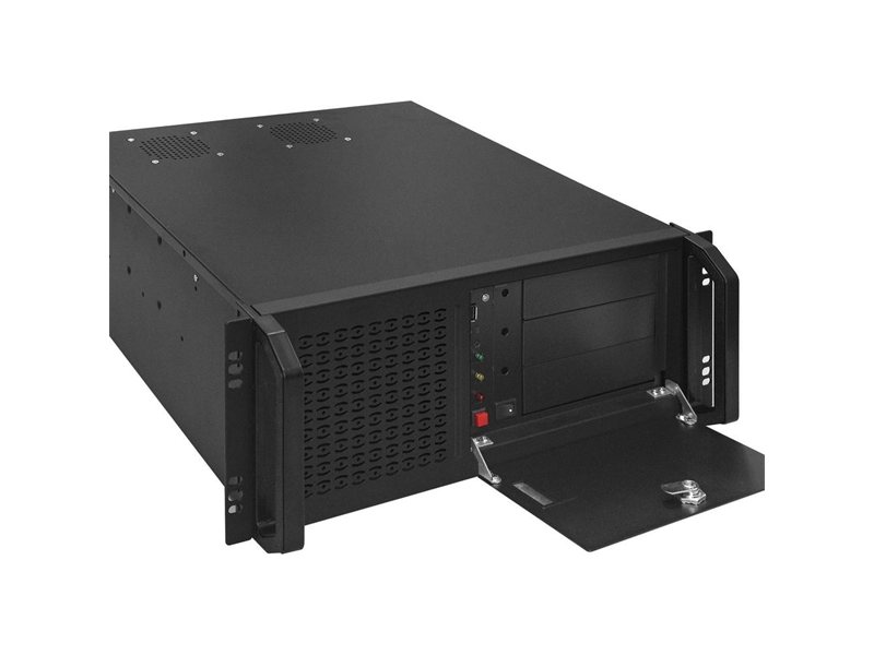 Exegate EX254716RUS Серверный корпус Exegate Pro 4U4019S/4U450-16 <RM 19", высота 4U, глубина 450, без БП, USB>