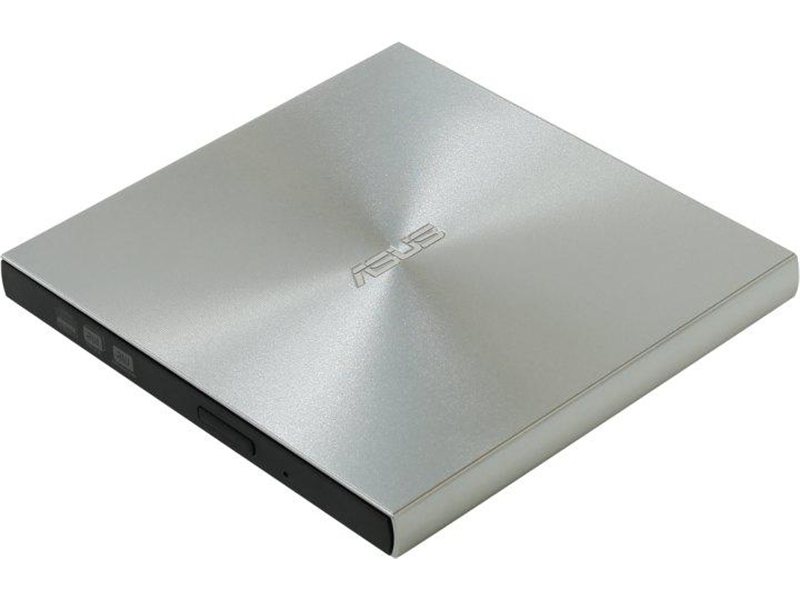 Привод DVD-RW Оптический привод ASUS DVD-RW SDRW-08U7M-U серебристый USB ultra slim внешний RTL [SDRW-08U7M-U/SIL/G/AS]