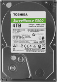 Жесткий диск/ HDD Toshiba SATA3 4Tb Surveillance S300 (SMR) 5400  256Mb 1 year warranty (replacement HDWT740UZSVA, WD43PURZ)