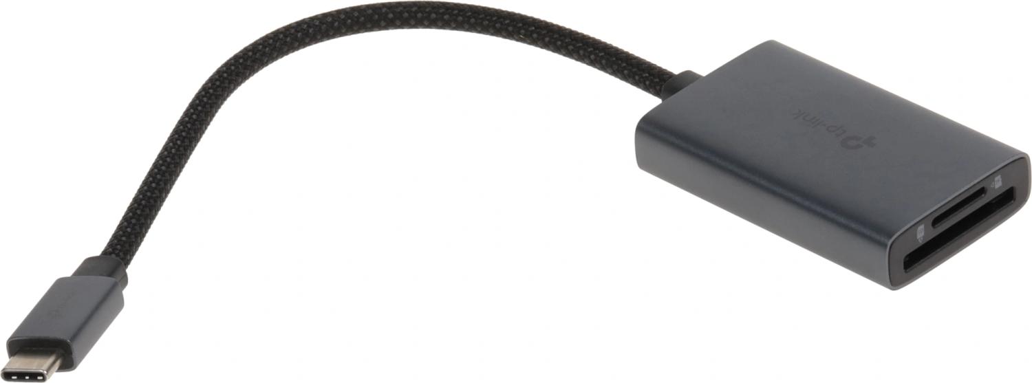 Устройство чтения карт памяти USB Type-C TP-Link UA440C серый