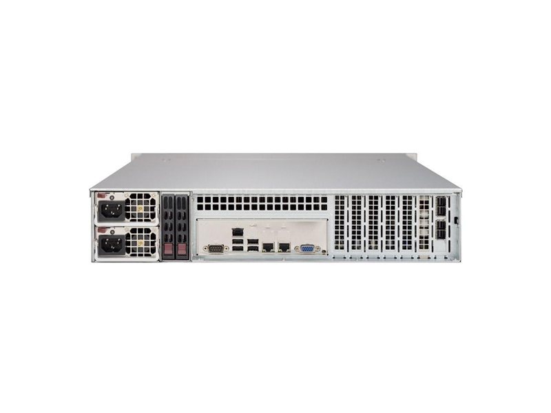 Корпус SuperMicro CSE-216BE2C-R920LPB 2U, 24x 2,5" HS SAS/SATA (Dual SAS3 Expander - SFF 8643), 2x920W (80PLUS platinum).