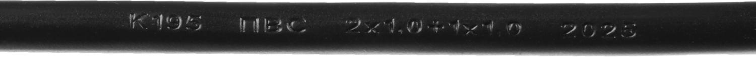Шнур питания Rem R-10-Cord-C13-S-3 C13-Schuko проводник.:3x1мм2 3м 220В 10А (упак.:1шт) черный