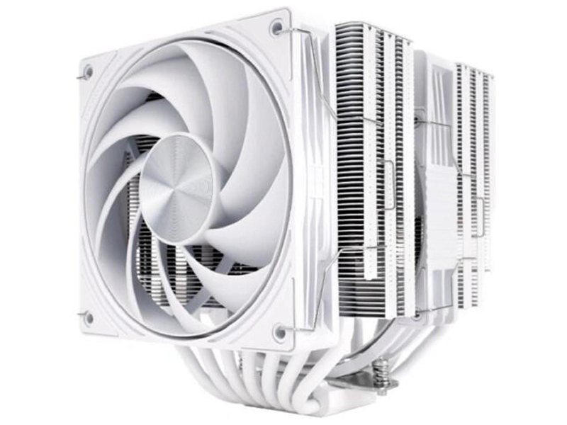 Thermalright Кулер Frost Tower 140 White LGA115X/1200/1700/1851/2011/2066/AM4/AM5 (Dual Tower, 120mm + 140mm PWM Fan, медное основание, 7 тепл. трубок 6мм) / TRFT140W