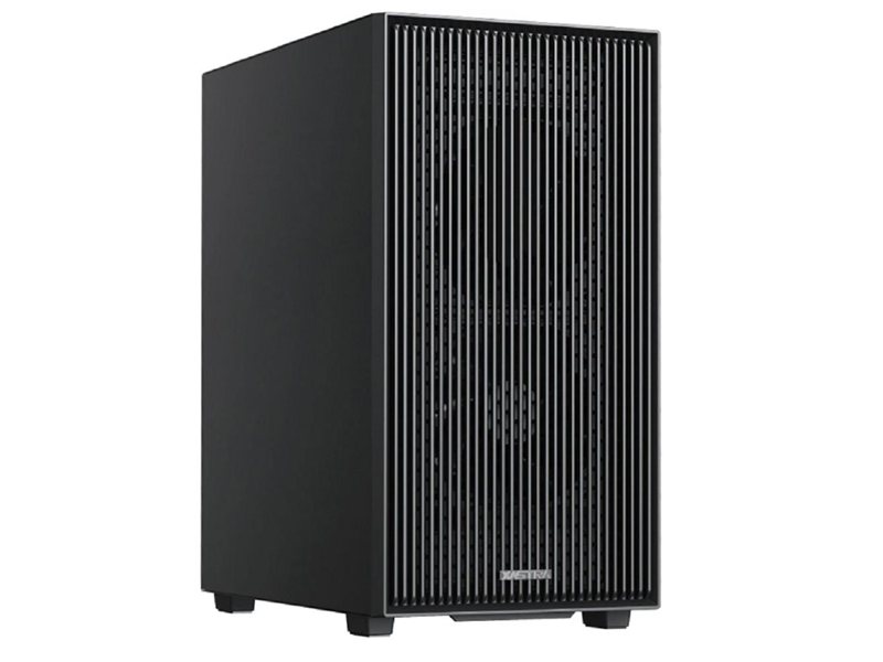 XASTRA Корпус A307M 2BK SI Black mATX/Mesh/Metal left panel / 2x120mm PWM FC black fans/ A307M-2FC12BK-SI