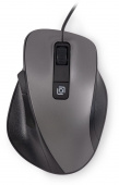 Мышь Оклик 504M черный/серый оптическая 3600dpi silent USB 6but (2004741)