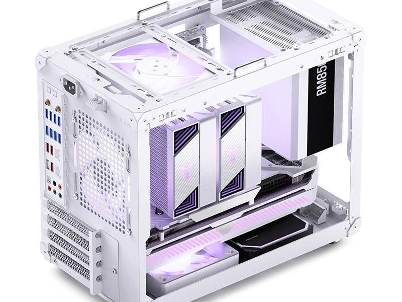 Корпус без блока питания/ Case JONSBO C6 MAX Handle, Mini-Tower, TG, no fan, 1xUSB-A 3.0 + 1xUSB-C 3.1, mATX, mITX White