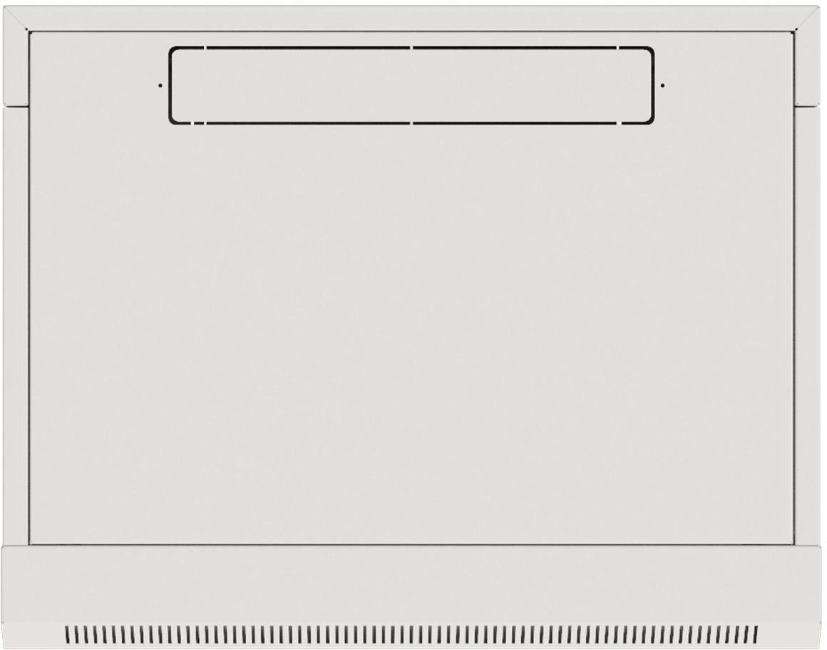 Шкаф коммутационный NTSS Премиум (NTSS-W6U6045FD) настенный 6U 570x450мм пер.дв.металл 60кг серый 350мм 18кг 220град. 370мм IP20 сталь