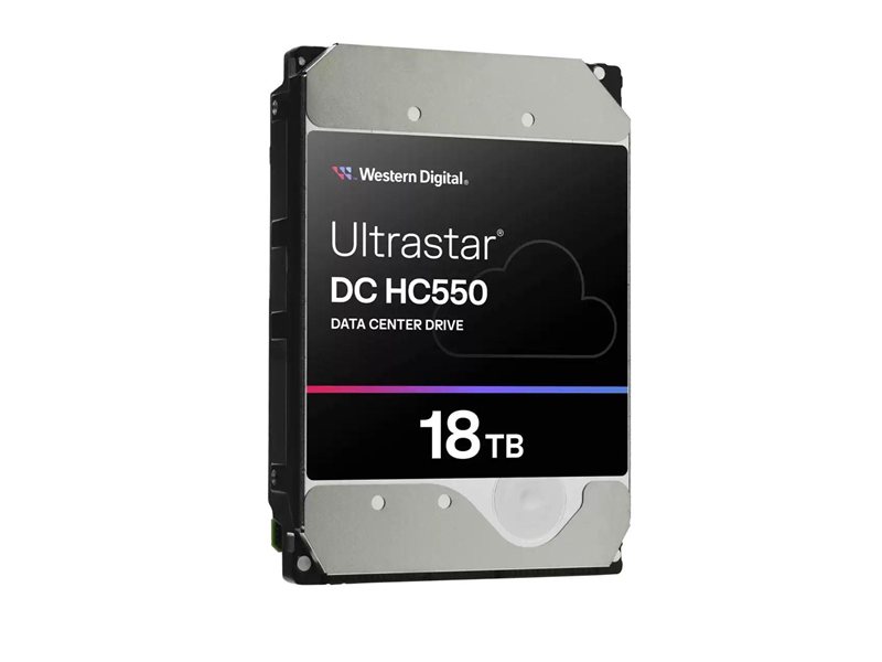 Жесткий диск серверный 3.5" 18TB WD Ultrastar DC HC550 (WUH721818ALE6L4) SATA 6Gb/s, 7200rpm, 512MB, 0F38467, 512e