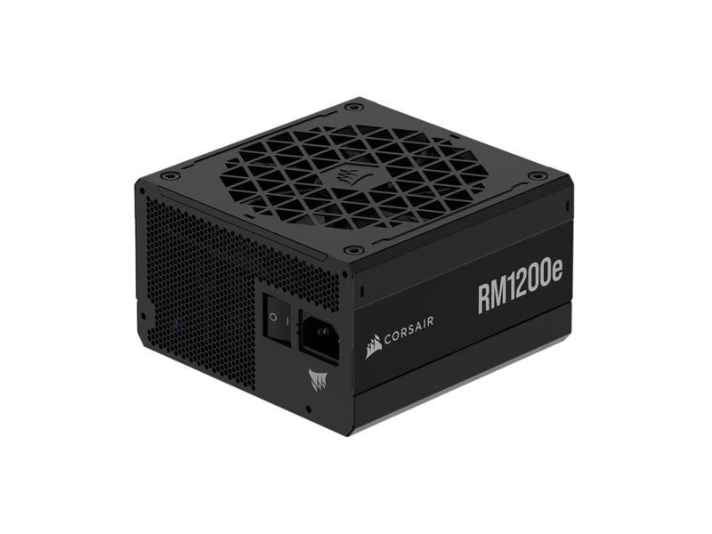 Блоки питания/ Power Supply Corsair RM1200e Low-Noise, Model RPS0189, 1200W 80+ Gold (ATX, 3.1, PCIe 5.1, Full modular, 1x24(20+4)pin, 1x12V-2x6, 1x16-pin PCIe, 2x4+4-pin CPU +12V (EPS), 4x4-pin Molex, 6x6+2-pin PCIe, 7xSATA3, Active, 140x140mm, 150x150x8