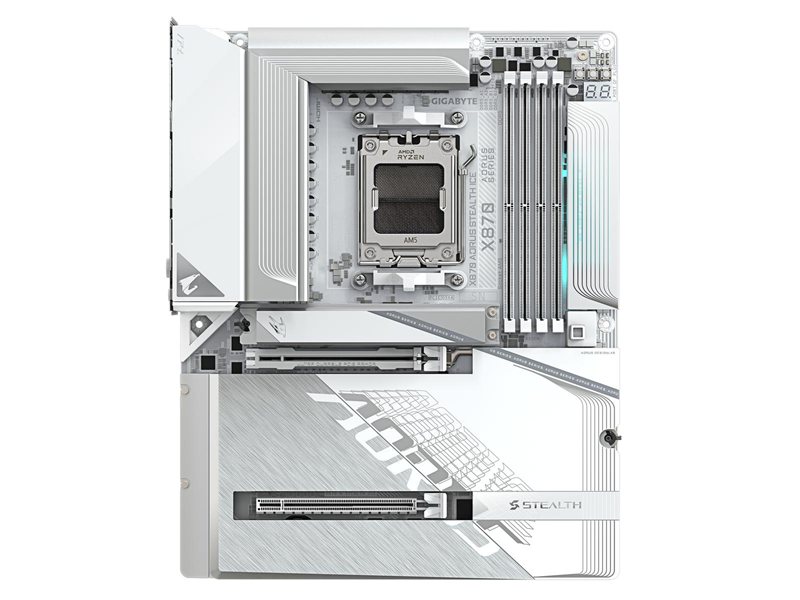 Материнская плата Gigabyte X870 AORUS STEALTH ICE, RTL