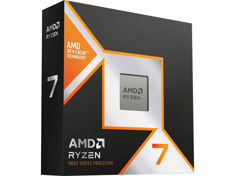 Центральный Процессор AMD RYZEN 7 9800X3D BOX (Granite Ridge, 4nm, C8/T16, Base 4,7GHz, Turbo 5,2GHz, GPU Radeon Graphics, w/o fan, L3 96Mb, TDP 120W, SAM5)