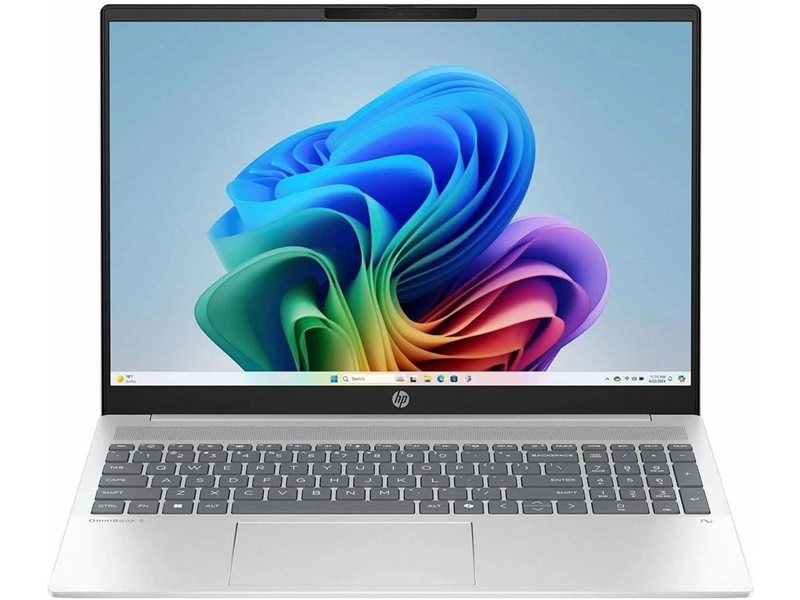 Ноутбук HP OmniBook 5 16-ag1070wm Ryzen AI 7 350 16Gb SSD512Gb AMD Radeon 860M 16" IPS WUXGA (1920x1200) Windows 11 Home silver WiFi BT Cam (B5PB3UA)