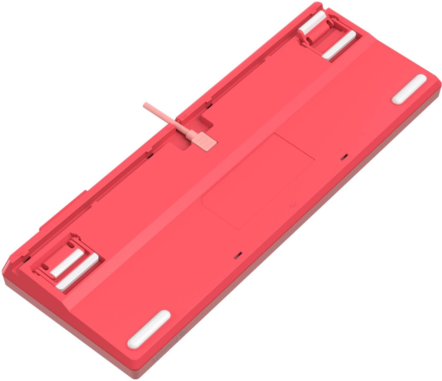 Клавиатура A4Tech S87 Energy механическая розовый USB for gamer LED (S87 USB ENERGY PINK) кабель 1.8м