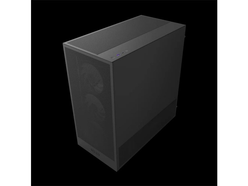Корпус без блока питания/ Case NZXT H5 Flow RGB, Midi-Tower, TG, 3x120mm RGB + 1x120mm, 1xUSB-A 3.2 + 1xUSB-C 3.2, E-ATX, ATX, mATX, mITX Black
