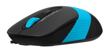 Мышь A4Tech Fstyler FM10 черный/синий оптическая 1600dpi USB 4but (FM10 BLUE)