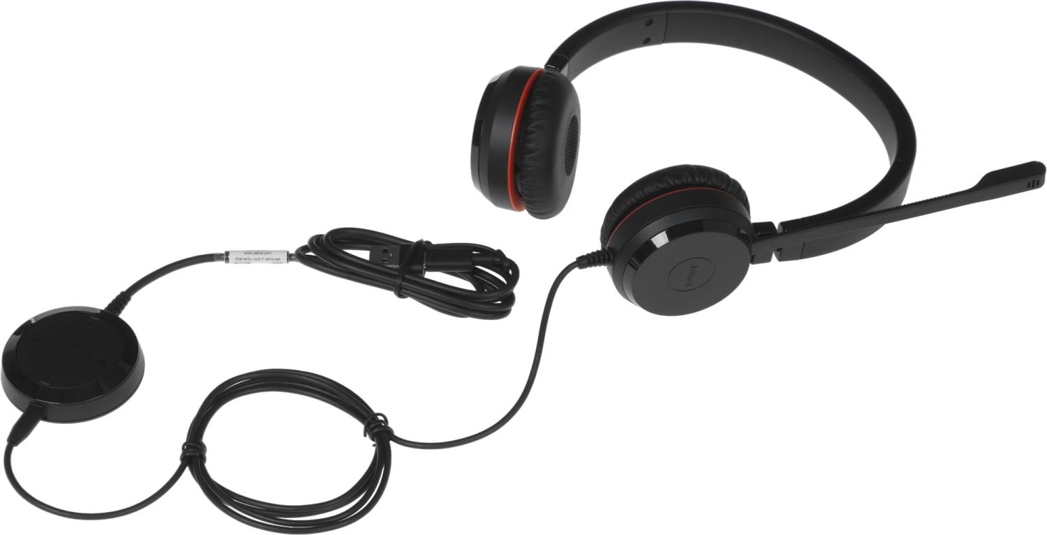 Наушники с микрофоном Jabra Evolve 30 II черный накладные USB оголовье (5399-823-369)