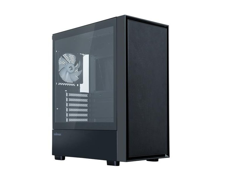корпус ZALMAN S6, ATX, BLACK, WINDOW, 1xCombo (2.5'' or 3.5''), 3x2.5'', 1x3.5'', 1xUSB Type C, 1xUSB3.0, 2xUSB2.0, FRONT 3x140mm FRGB, REAR 1x120mm FRGB