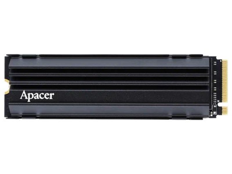 Твердотельный накопитель Apacer SSD AS2280Q4U 512Gb M.2 2280 PCIe Gen4x4, R7000/W3000 Mb/s, 3D NAND, MTBF 1.6M, NVMe, 350TBW, Retail, Heatsink, 5 years (AP512GAS2280Q4U-1)