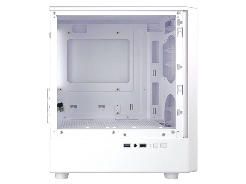 Корпус Ginzzu CL413 mATX передняя панель Решетка белый
