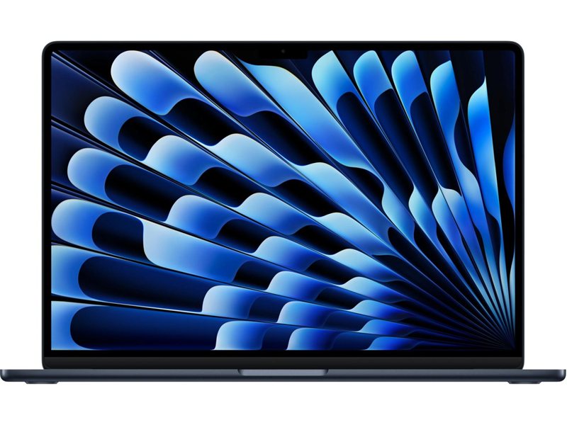 Ноутбук Apple MacBook Air A3241 M4 10 core 16Gb SSD256Gb/10 core GPU 15.3" Liquid Retina (2880x1864) macOS midnight WiFi BT Cam (MW1L3HN/A)
