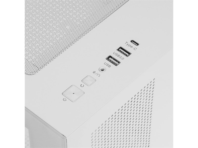 Корпус Bloody CC-121 белый без БП mATX 7x120mm 1xUSB2.0 1xUSB3.0 audio