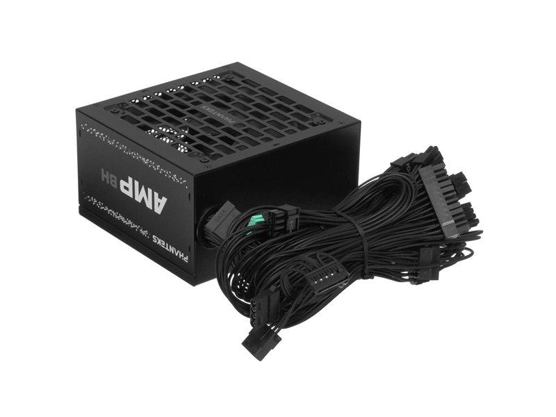 PHANTEKS Блок питания AMP BH 750W (80 Plus Bronze, ATX 3.1, PCIe 5.1, DC-DC, APFC, 120mm Fan, Japanese main capacitors, Black) / PH-P750BM_BK01