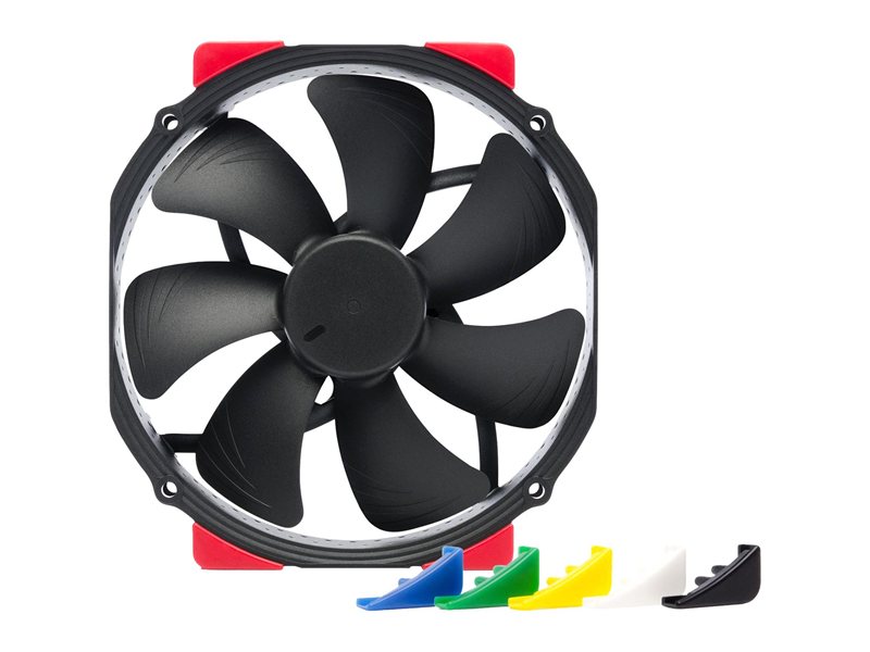 Кулер для корпуса/ Case Cooler Noctua NF-A15 HS-PWM chromax.black.swap (140x150x25mm, 4-pin PWM, 82.5CFM, 24.6dBA, 1500RPM, Black)