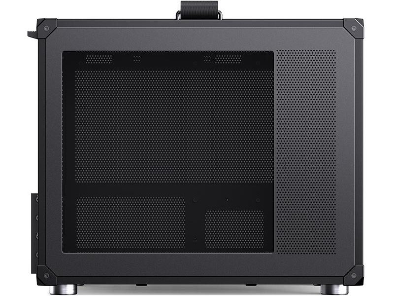 Корпус без блока питания/ Case JONSBO C6 MAX Handle, Mini-Tower, TG, no fan, 1xUSB-A 3.0 + 1xUSB-C 3.1, mATX, mITX Black