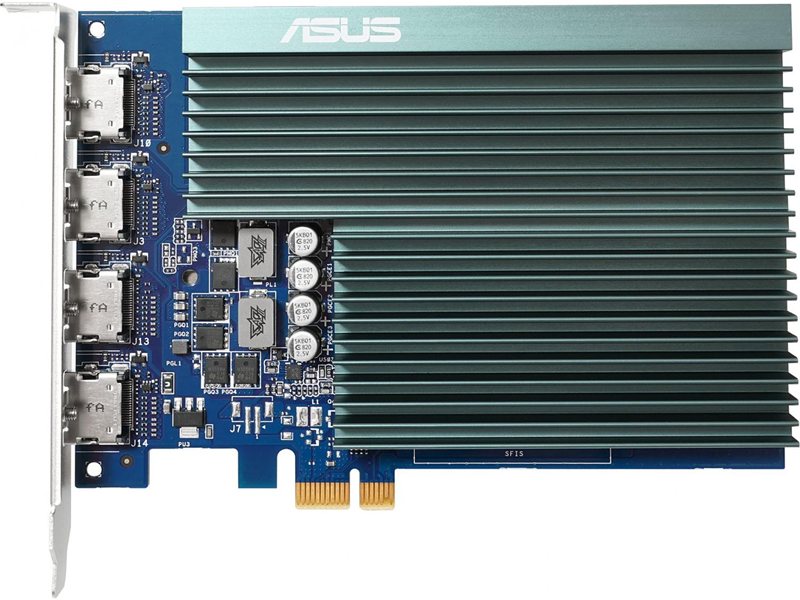 Видеокарта ASUS NVIDIA GeForce GT 730 2 ГБ GDDR5 (GT730-4H-SL-2GD5)