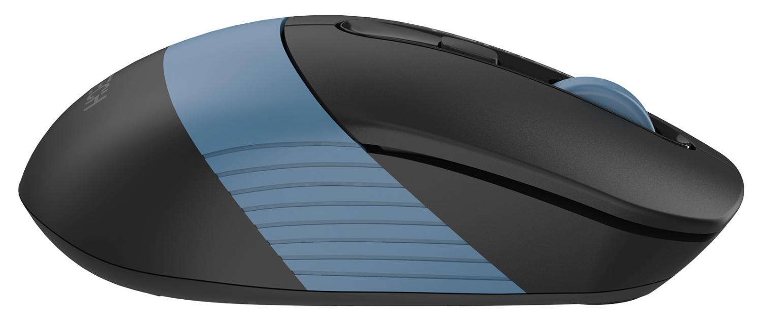 Мышь A4Tech Fstyler FB10C черный/синий оптическая 2000dpi беспров. BT/Radio USB 4but (FB10C ASH BLUE)