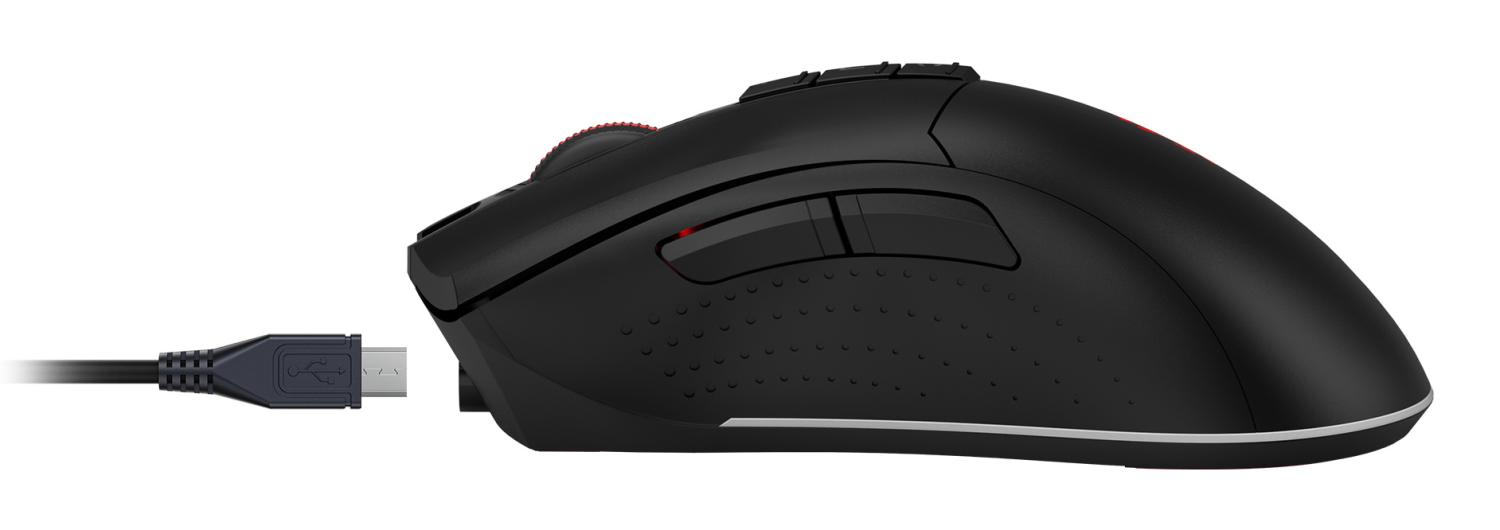 Мышь A4Tech Bloody R90 Plus черный оптическая 5000dpi беспров. USB 7but