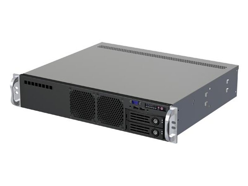 Серверный корпус/ 2U chassis; ATX, Micro-ATX, Mini-ITX MBs; 2 x 3.5''hs + 2 x 3.5'' internal + 1 x 2.5'' internal; flex ATX 500W; no rails