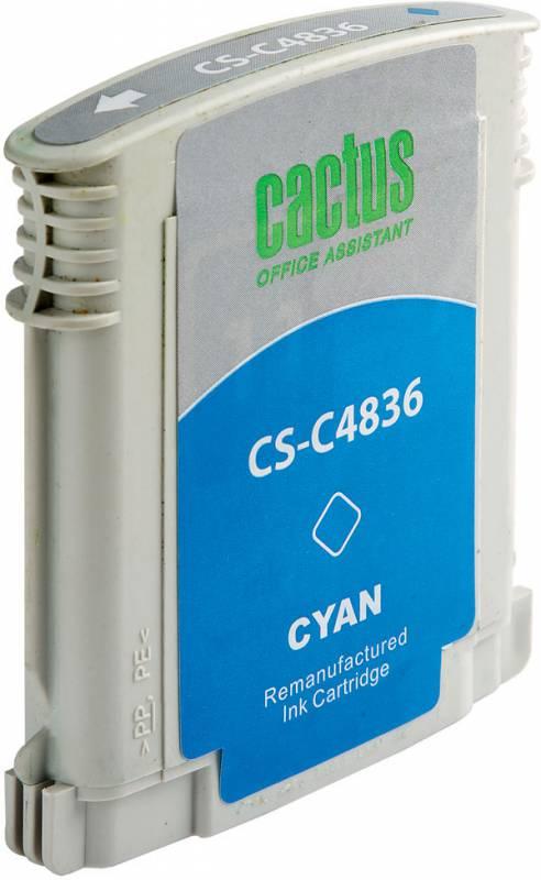 Картридж струйный Cactus CS-C4836 №11 голубой (29мл) для HP BIJ 1000/1100/1200/2200/2300/2600/2800 с чипом