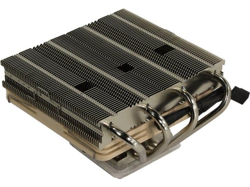 Кулер для процессора/ CPU Cooler Noctua NH-L12S (88W, 4-pin PWM, 70mm, Al/Cu, 4x6mm, 1x120x120x15mm, 55.44CFM, 23.9dBA, 1850RPM, S: 1851/1700/1200/115X, AM5/AM4, Beige/Brown)
