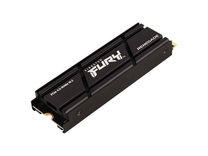 Твердотельный накопитель SSD Kingston FURY Renegade  SFYRDK/4000G M.2 2280 4TB Client SSD PCIe 4.0 NVMe, 7300/7000, IOPS 1000/1000K, MTBF 1.8M, 3D TLC,  4000TBW, 0.55DWPD, with HEATSINK (5 лет), RTL