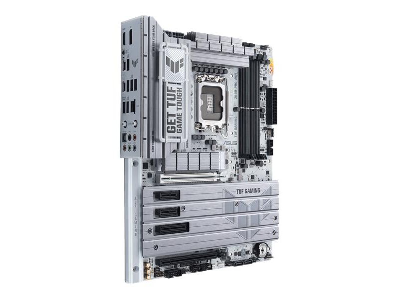 Материнская плата ASUS TUF GAMING Z890-PRO WIFI, LGA1851, Z890, 4*DDR5, 4*SATA, 4*M.2, 6*USB 3.2, 2*PCIx16, 1*PCIx4, 2*PCIx1, 2*Thunderbolt™ 4, HDMI+DP, ATX; 90MB1IR0-M0EAY0